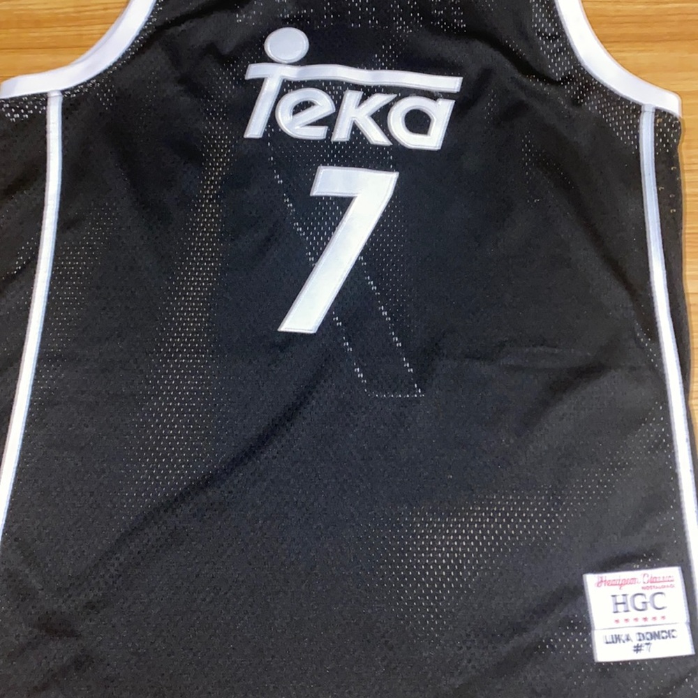 Luka Doncic Black Teka Euroleague Basketball jersey
